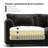 6-Piece 150'' U-Shaped Comfy Cloud Modular Sectional Sofa With Removable Ottomans-Chenille Fabric-Black-1956810298