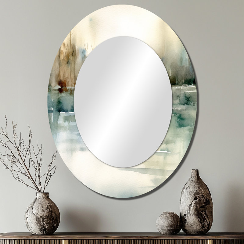 Nanteuil - Miroir animaux en métal, 40 po x 30 po