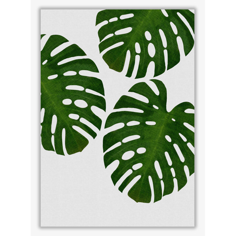 Monstera Leaf III - Print, No Frame, 85 cm H x 60 cm W x 1 cm D