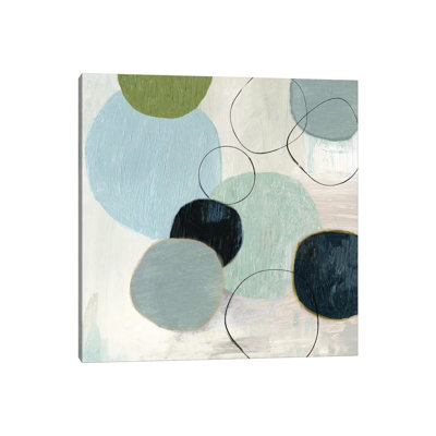 Soft Circle II by Tom Reeves - Wrapped Canvas Painting