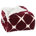 Burgundy/White