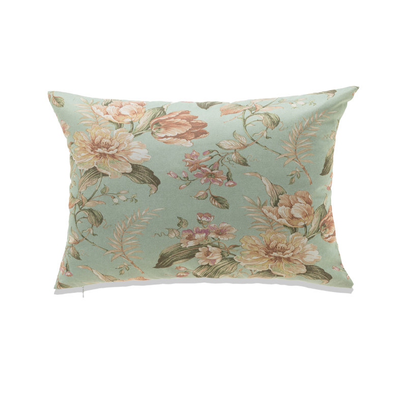  Housse de coussin Florence seulement, Floral vert clair