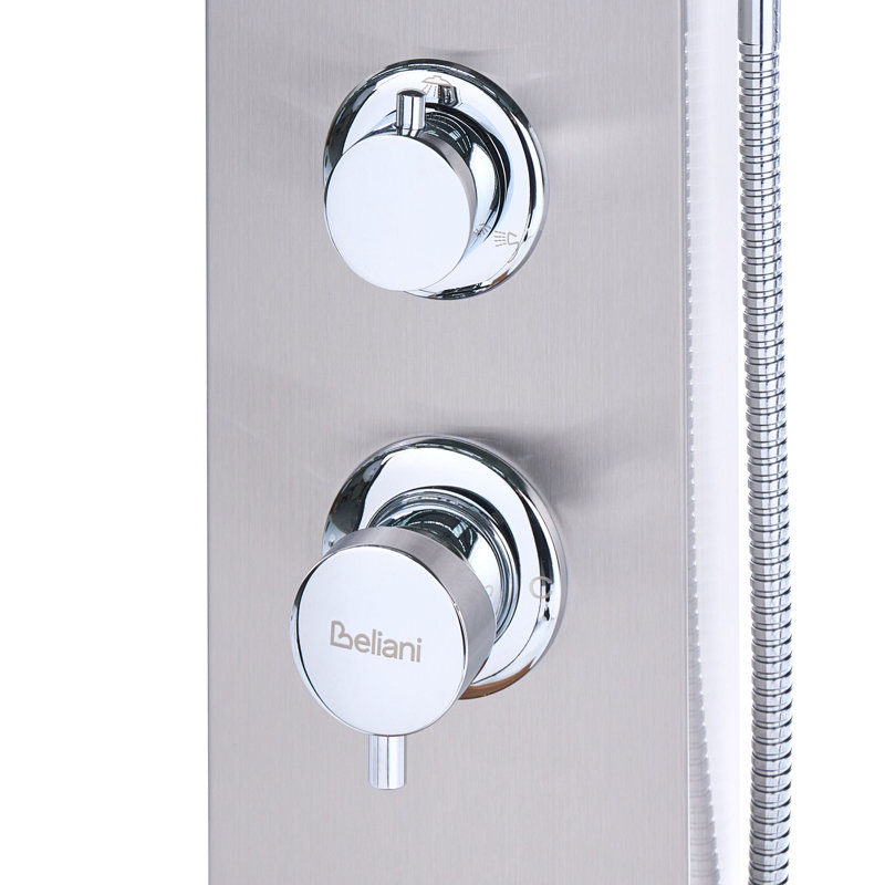 Freestanding Outdoor Shower CAMINITO Silver