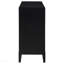 Commode noire à 8 tiroirs