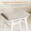 Tabouret de coiffeuse en bois massif Aevah avec coussin de selle, siège éponge à rebond élevé, fauteuil de maquillage facile à assembler-2071100434-2061793532