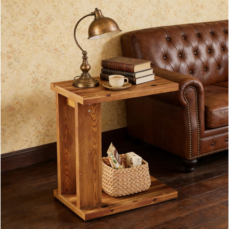 Table de chevet, table de bout et table d'appoint en forme de C