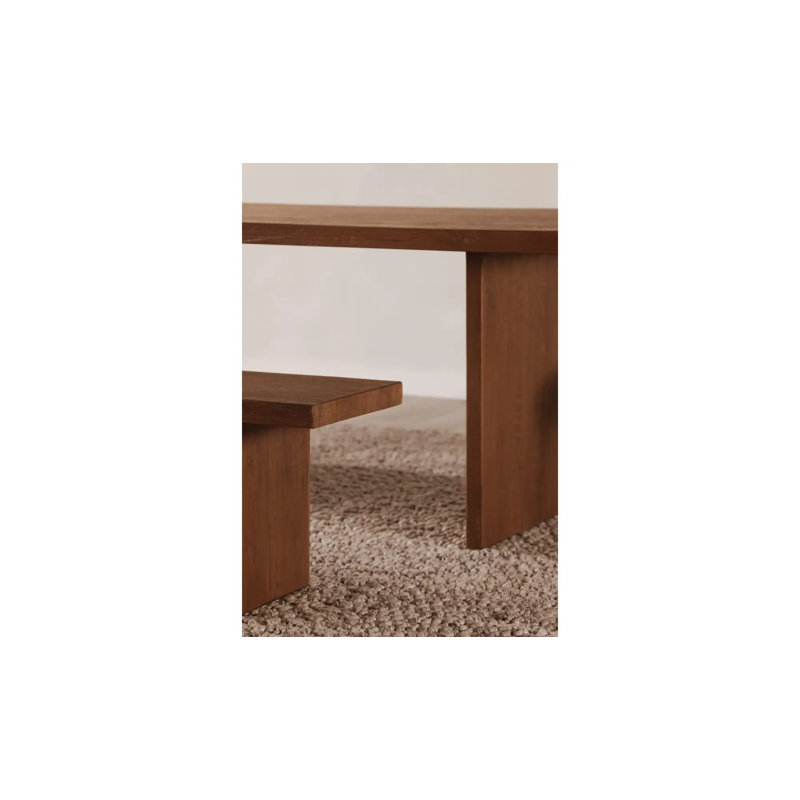 96'' Solid Oak Dining Table