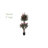 Mini Rose Topiary Silk Tree