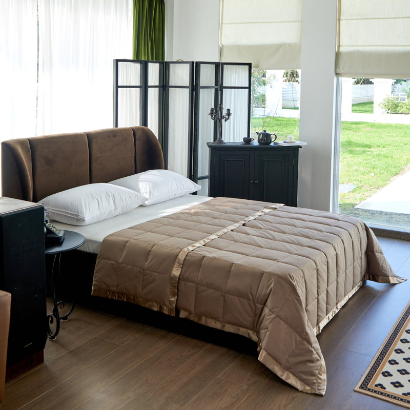 Couverture en duvet Maholi Light 600, Vert menthe, Simple