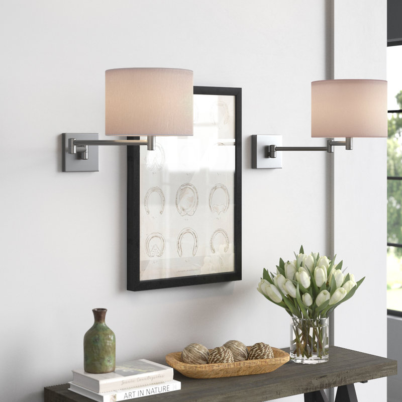 Camryn Swing Arm Sconce, Chrome