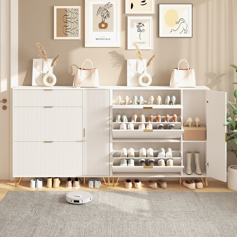 22 Pair Shoe Storage Cabinet
