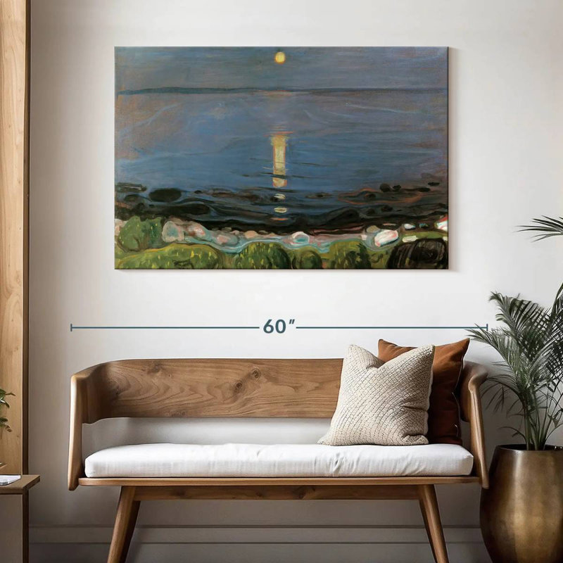 Avery Summer Night By The Beach, H 32 po x l 48 po