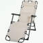 Chaise longue pliante avec coussin et poche-1665231609