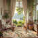 Lohome Forest Washable Area Rug Ultra-Thin Boho Soft Non Slip Stain Resistant Woodland Jungle Carpet
