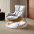 Blanc cassé / Orange