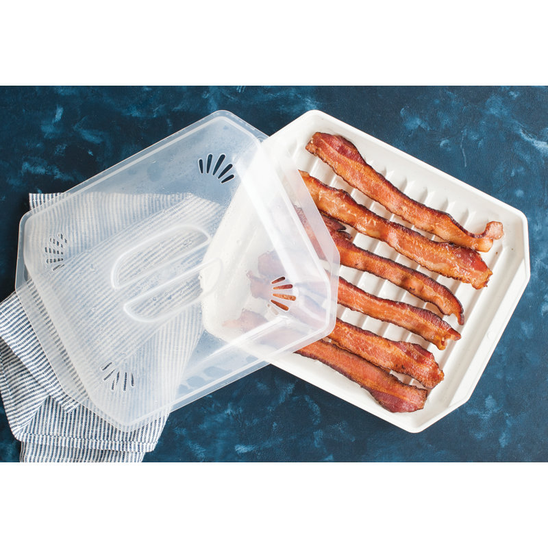 Nordic Ware Compact Bacon Tray with Lid