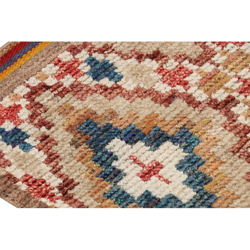 Handmade Silk and Wool Area Rug