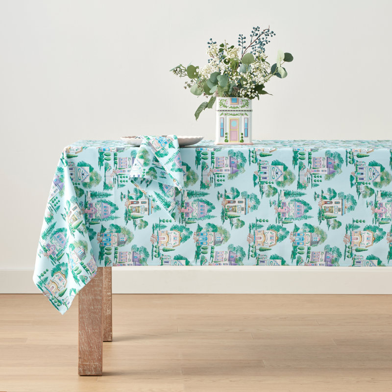 Lenox Spice Village Allover Tablecloth, 60"x102" Rectangle