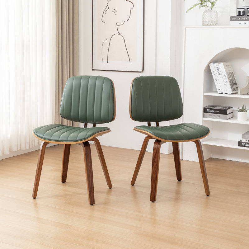 Sabrena Upholstered Dining Chair, Green