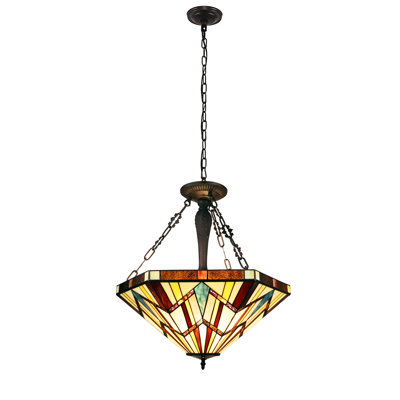 Luminaire suspendu conique à 3 lumières Annarosa