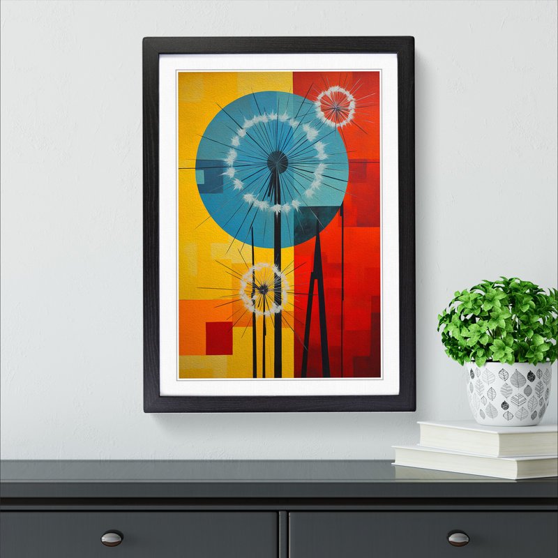 Single Picture Frame Print on Wood, Black Framed, 64cm H x 46cm W