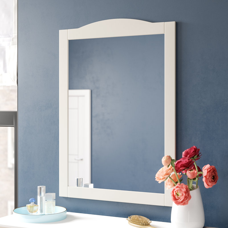 Miroir de commode Alayna, Gris