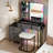 Zijo Makeup Vanity with LED Light-2133250743