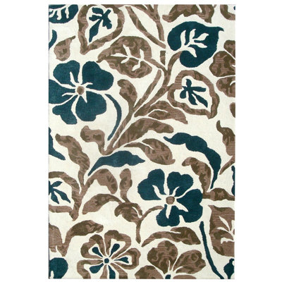 Armstrong Hand Tufted Wool & Viscose Floral Rug