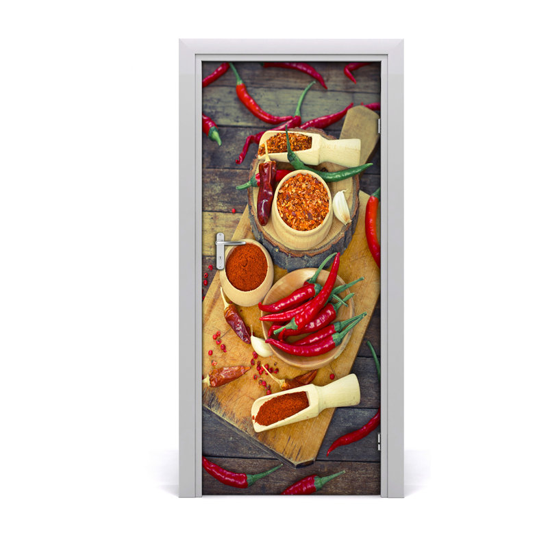 Chillies Door Decal