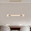 Lustre linéaire à DEL avec lumière et lumière blanche chaude