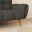 Futon canapé convertible en lin NECWOEM-383885895