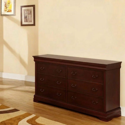 6 tiroirs Larimar Commode cerise