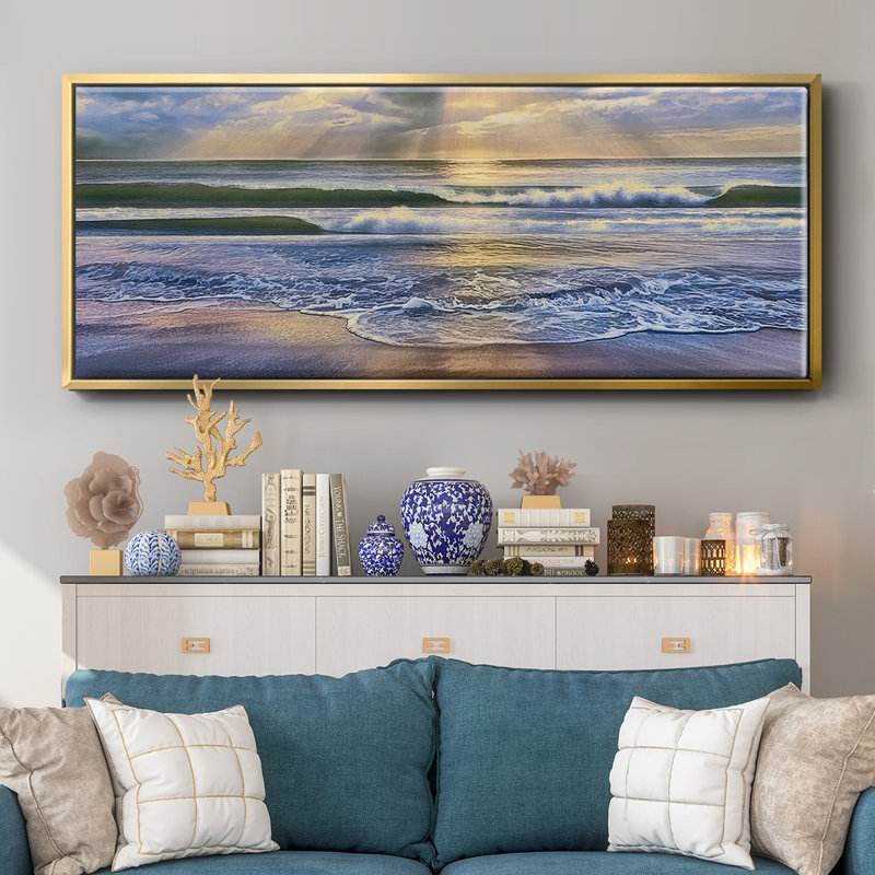 Breaking Through- Framed Canvas, 20" H x 50" W