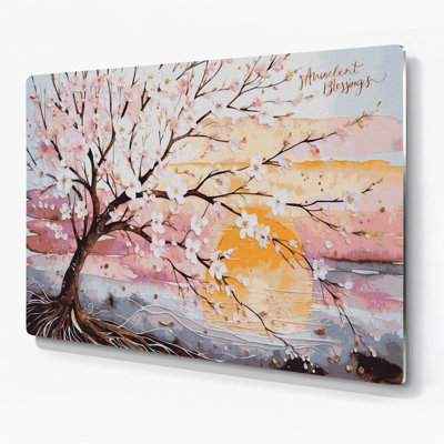 «Thanksgiving Count Your Blessings», art mural gris en métal