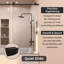Porte de douche coulissante semi-sans cadre l 60 po x H 60 po-102264182