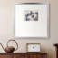 Edlow Blue, impression abstraite encadrée sur papier-73187510