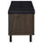 Clackamas Smoked Oak 2-Door Storage Bench-2091442532