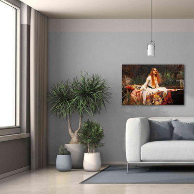 «The Lady of Shalott» par John William Waterhouse, art mural sur toile