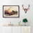Sunset by the Great Sphinx Pyramids of Giza by David Roberts - Picture Frame Painting Print-55642142-55642143