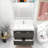 35.4'' Single Bathroom Vanity with Acrylic Top-270177624