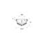 Plafonnier encastré Classic Crystal-73322952-73322951