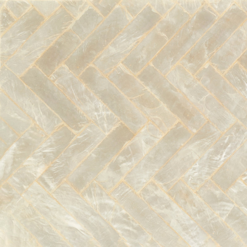 Triton Decorative Box, 3" H x 12.25" W x 6.25" D, Pearl