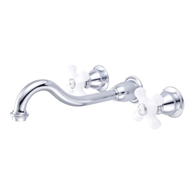Wall Mounted Optional 2-handle Bathroom Faucet