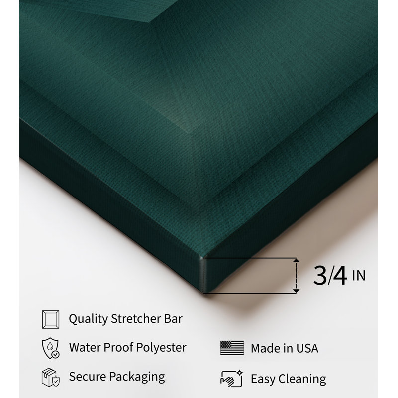 Vert émeraude, Unframed, Canvas, 12"H x 16"W