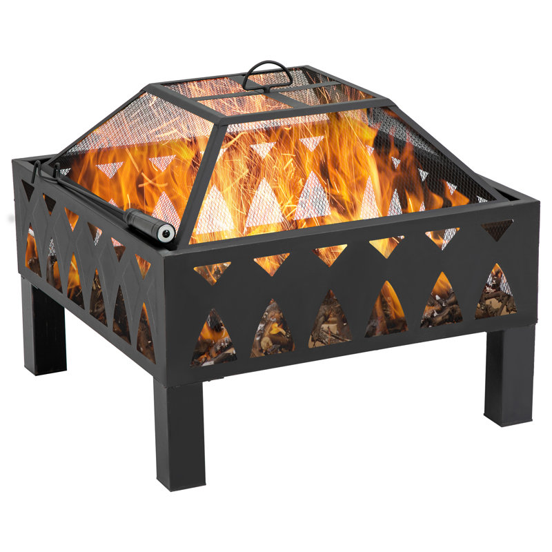 Briner Square Steel Fire Pit
