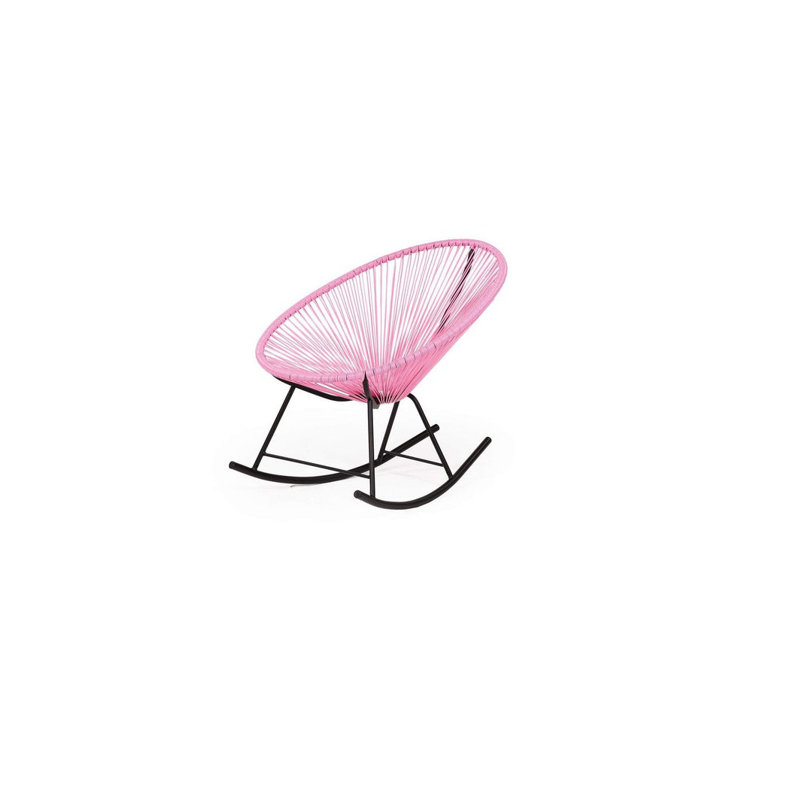 Chaise berçante Fillip Acapulco, Rose