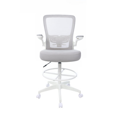 Boss Mesh, Flip Arm, Stool by Inbox Zero