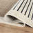 Abani Rugs Austin AUS130A Modern Ivory Brown Black Striped Block Pattern Minimalist Area Rug-58650559