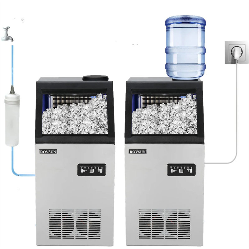 14" 110 Lb. 495W 115V Air Cooled Ice Machine Maker Countertop