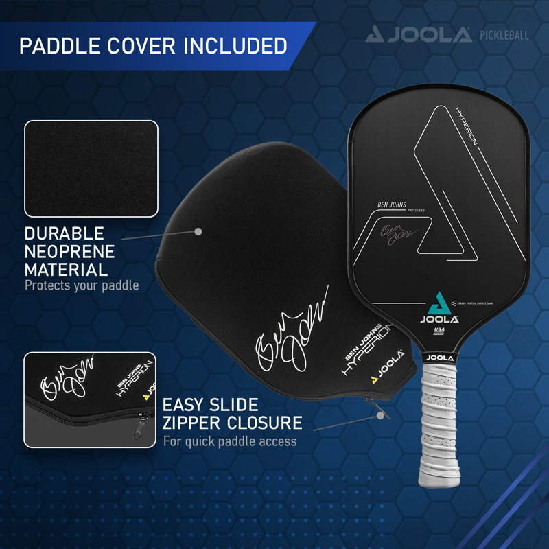 Raquette de pickleball JOOLA Ben Johns Hyperion, Noir